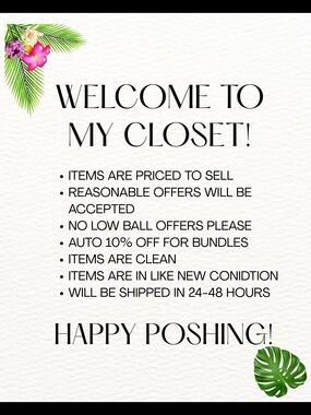 Welcome to My Closet! - Neutral White Graphic